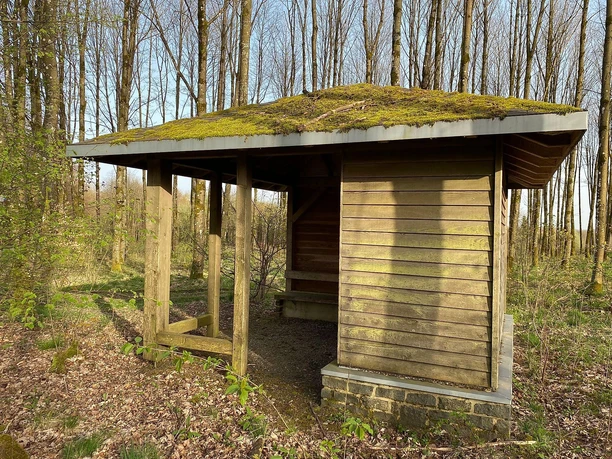 Schutzhütte am WesterwaldSteig Etappe 6