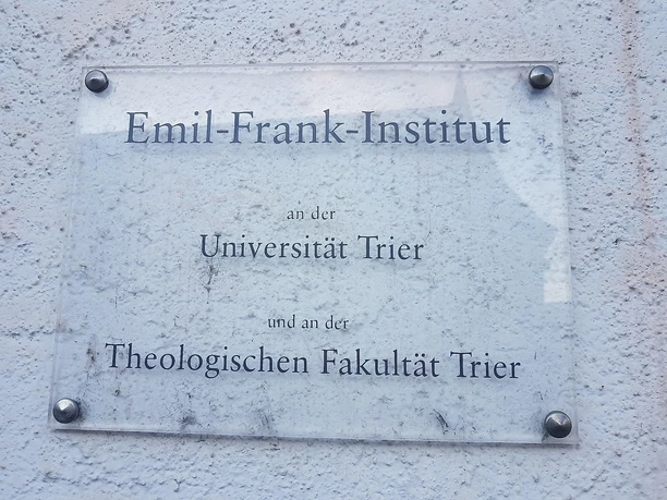 Schild am Eingang