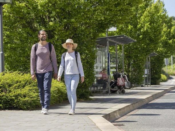 Ein- und Ausstiegsstelle in der Schulstraße