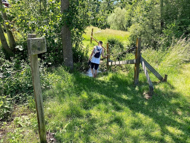 Barfußpfad durch die Salzböde in Bad Endbach