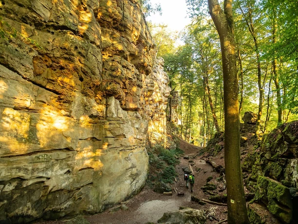 Felsenlandschaft in der Teufelsschlucht