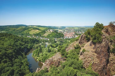 Blick von der Gans nach Ebernburg