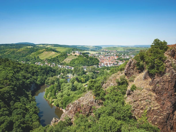 Blick von der Gans nach Ebernburg