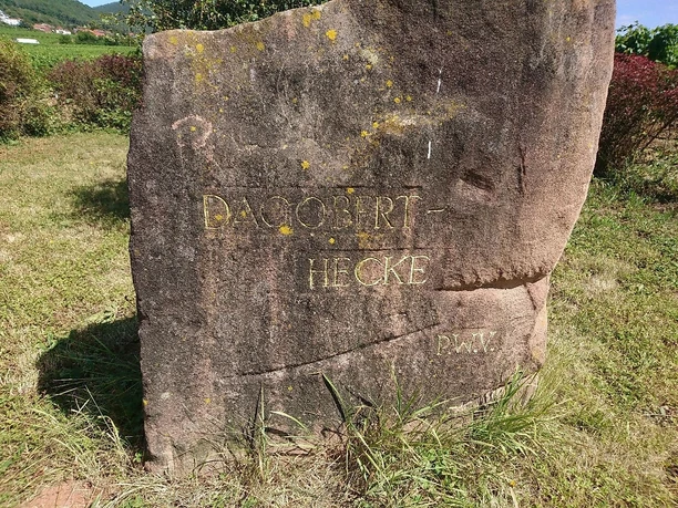 Gedenkstein Dagoberthecke Gedenkstein Dagoberthecke