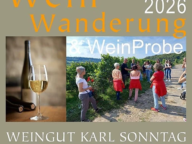 Weinwanderung im April