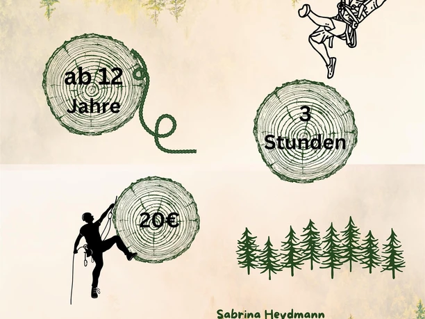 Flyer Kletterwald Vulkanpark