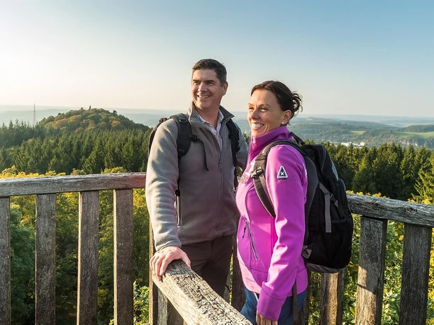Auf dem Aussichtsturm Dietzenley