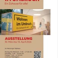 Plakat der Ausstellung "Wohnen im Umbruch"