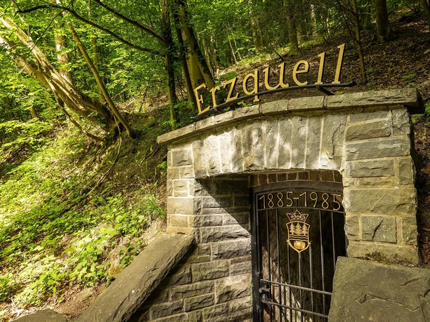 Erzquell-Stollen mitten im Giebelwald Erzquell-Stollen mitten im Giebelwald