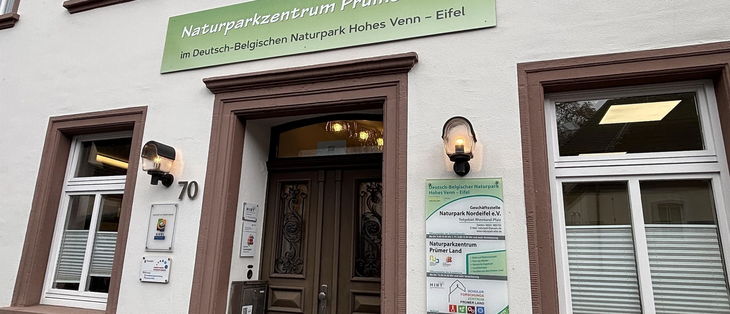 Eingang Naturparkzentrum