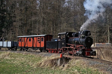 Dampfzug mit Krausslok