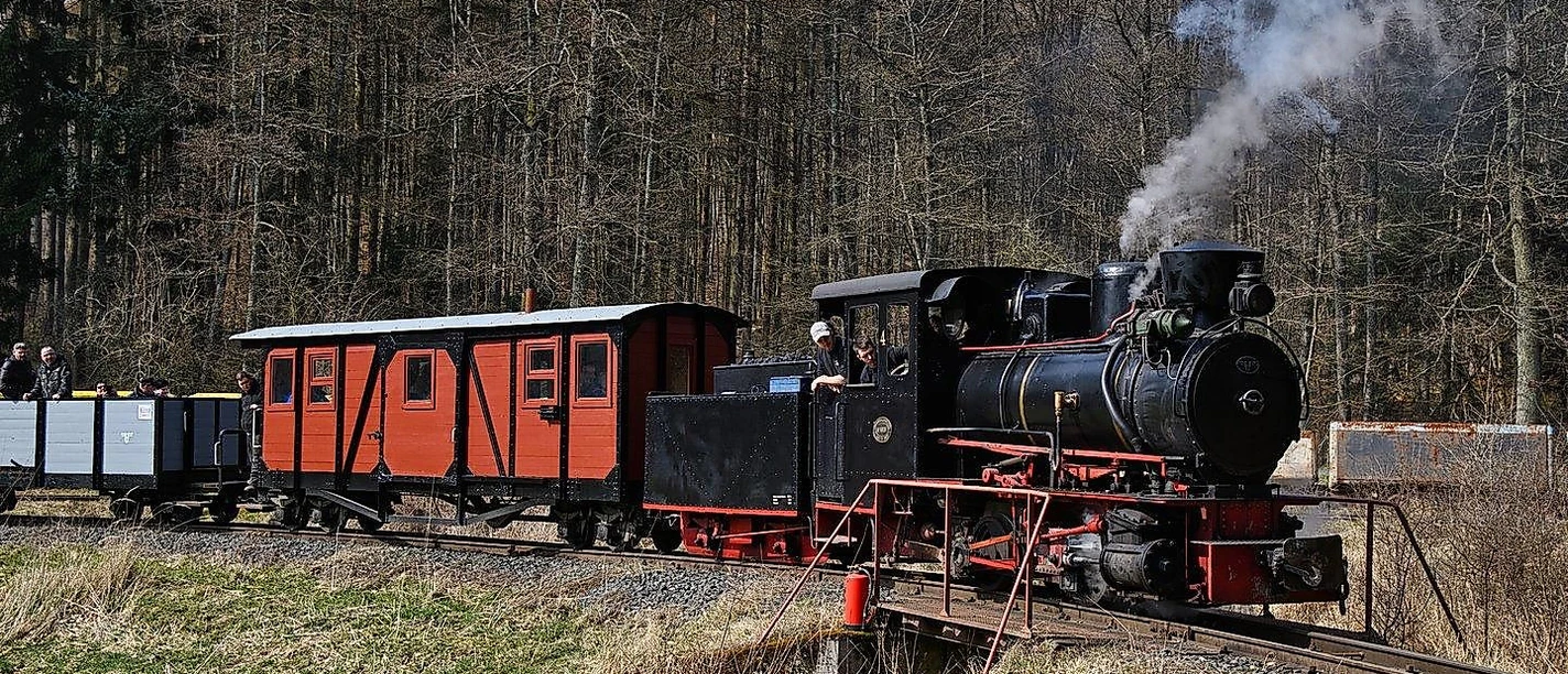 Dampfzug mit Krausslok
