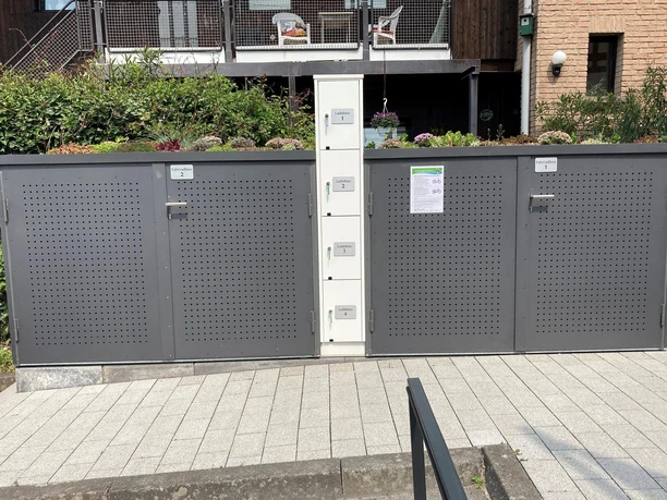 Fahrradgaragen und Lademöglichkeit