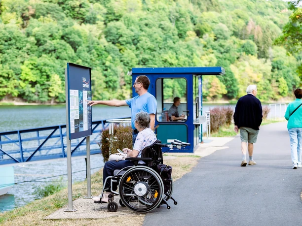 Blick auf die Anlegestelle