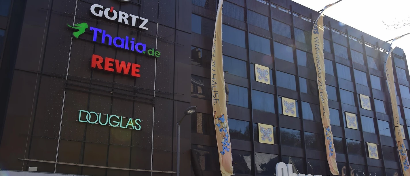 Kaufhaus Ahrens Marburg Außenansicht