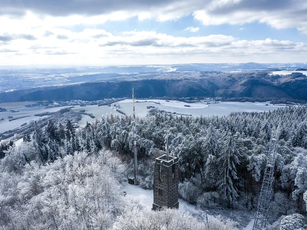 Hochsimmerturm im Winter