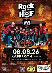 Rock auf dem Hof