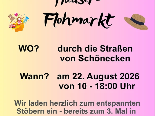 Flyer Fleckenflohmarkt
