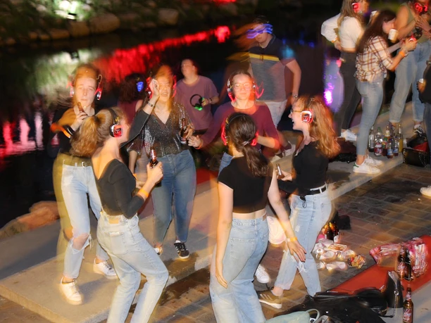 Partystimmung auf den Lieserstufen