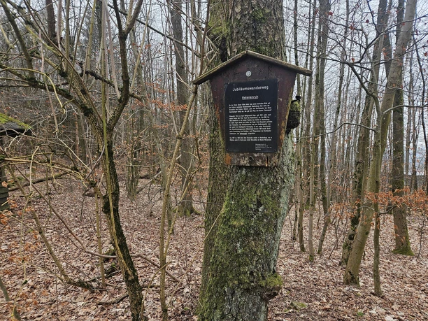 Infoschild Jubiläumswanderweg