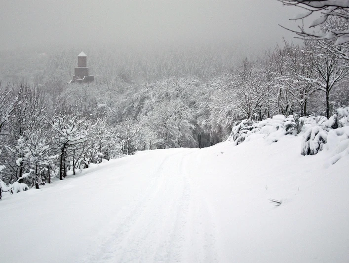 Burg Grimburg im Winter