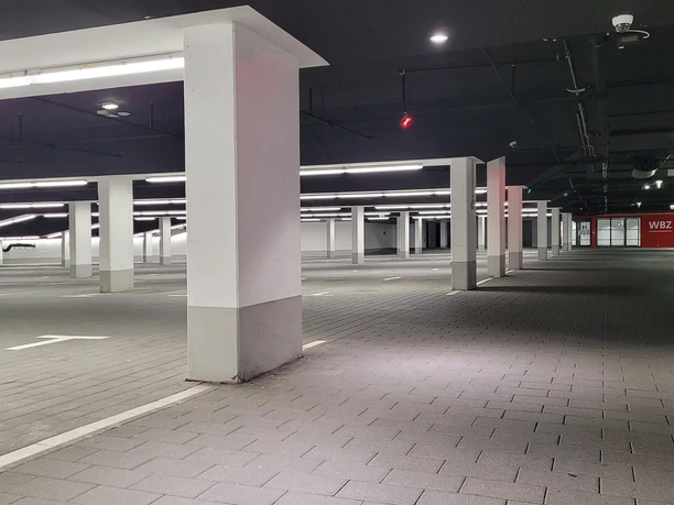 Parkhaus kING/WBZ/Rathaus Innenansicht1