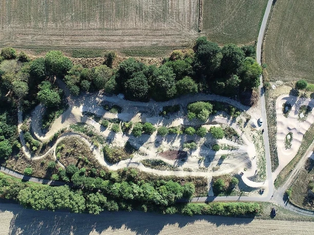 Bikepark von oben