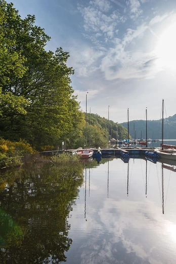 Bootsanleger am Rursee
