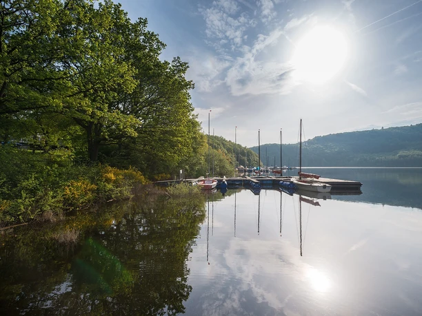 Bootsanleger am Rursee