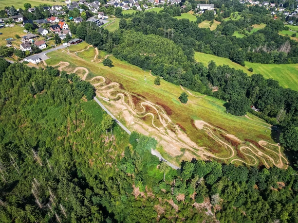 Bikepark von oben