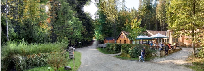 Besucherzentrum Teufelsschlucht mit Waldterrasse