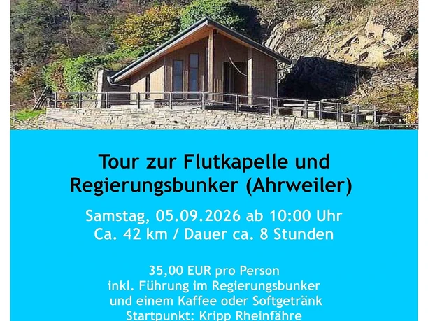 Plakat Geführte E-Bike Einsteigertour 05.09.2026