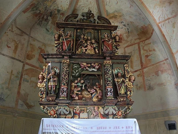 Barocker Altar der Kapelle St. Jost