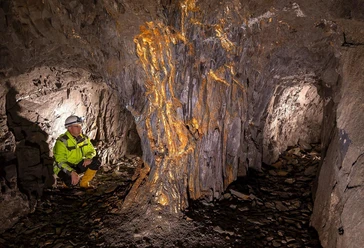 Schieferstollen "Josefsglück", Stollengänge