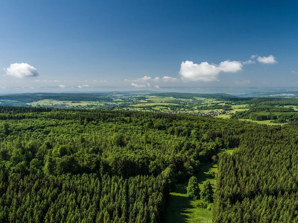 Wacholderheide von oben