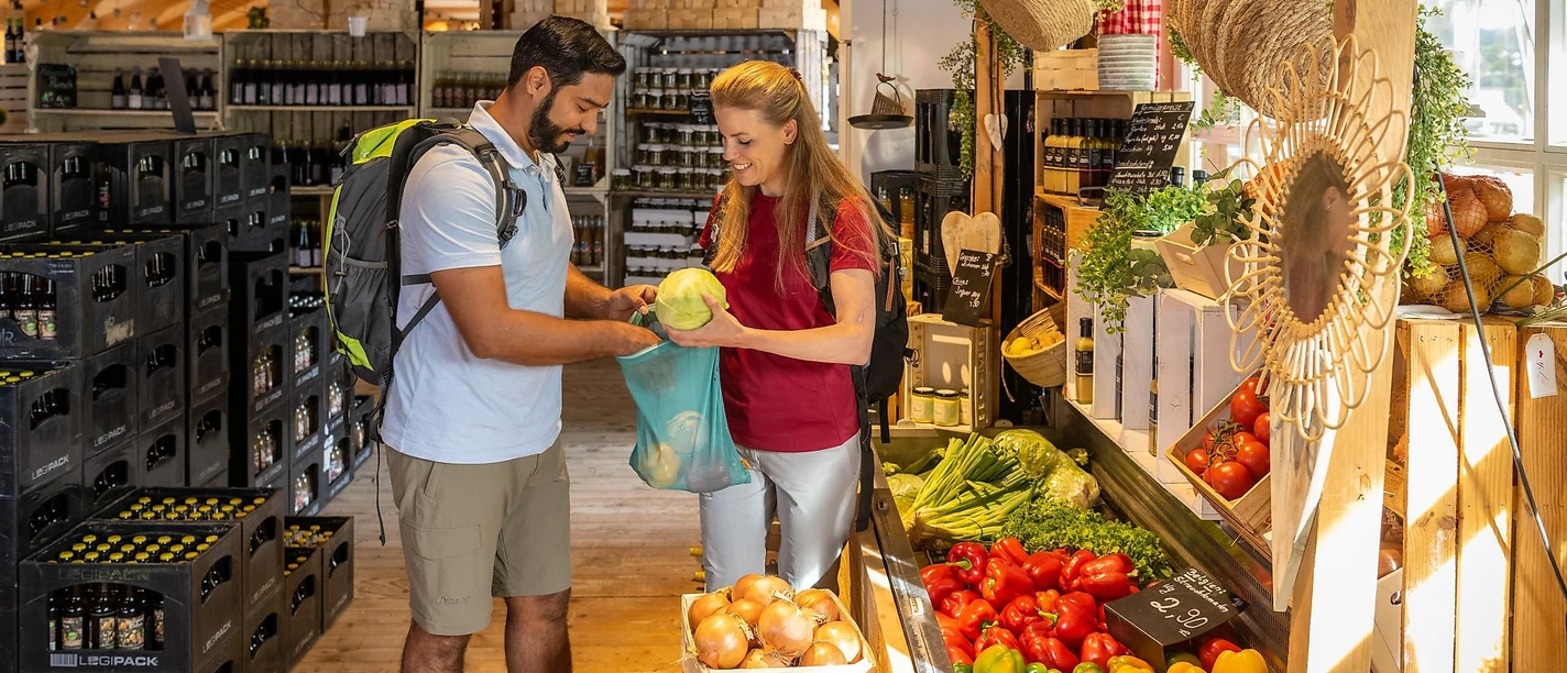 Einkaufen auf dem Markt