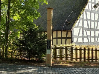 Ansicht Fledermausklanginstrument in Hachenburg