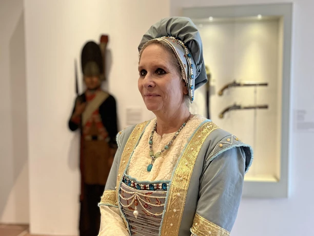 Barbara im Schloss