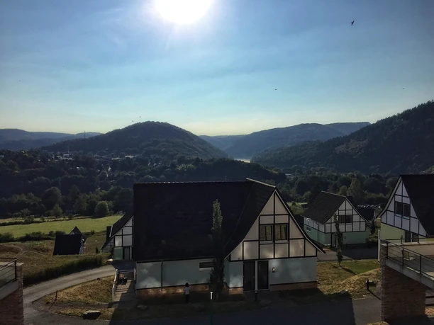 Blick auf das Staubecken Heimbach