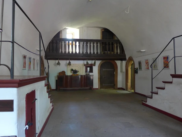 Eingangsbereich altes Hofgut Friedelhausen