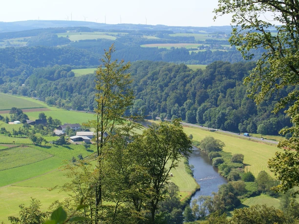 Aussicht auf die Sieg von der Alten Poststraße