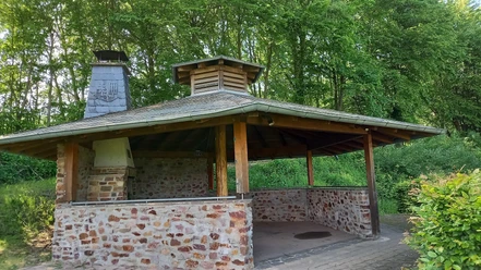 Grillhütte -Ansicht