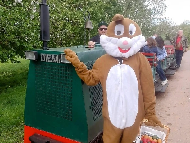 Osterfahrt der Feldbahn