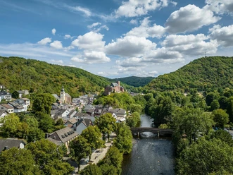Blick auf Heimbach