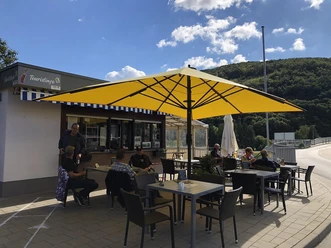 Infopunkt am Kiosk Obermaubach