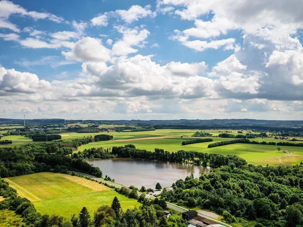 Elkenrother Weiher - Luftansicht