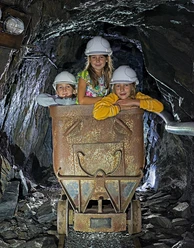 Spaß im Bergwerk