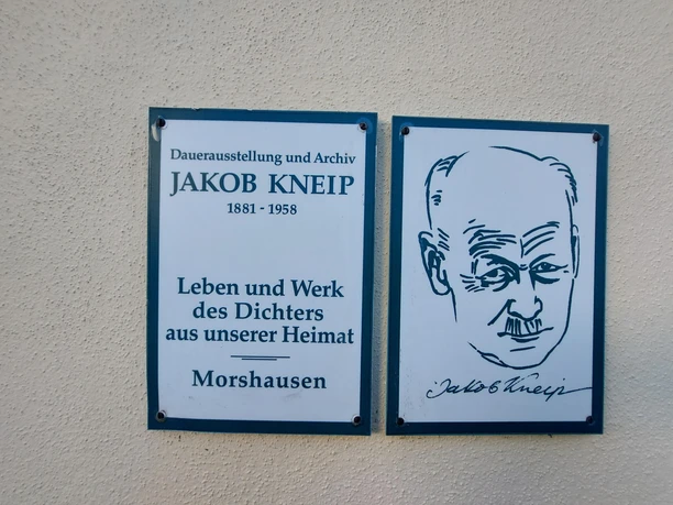 Tafel am Jakob -Kneip-Museum