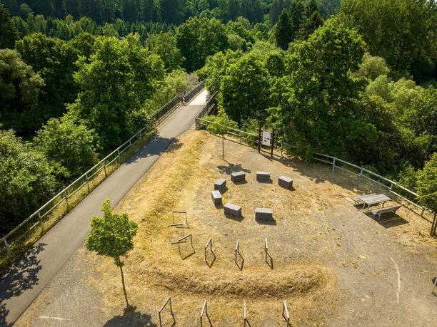 Kyll-Radweg, Rastplatz Stadtkyll