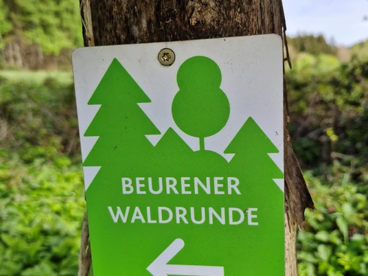 Beurener Waldrunde, Beuren/Hochwald, Wegweiser